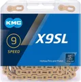 KMC KetteX9SL Ti-N Gold 1/2" x 11/128" 114 Glieder 6,6mm 9-fach