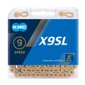 KMC Unisex – Erwachsene X9SL Ti-N X9 SL 9-Fach Kette gold