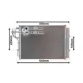 1x Kondensator, Klimaanlage VAN WEZEL 82005445 passend für HYUNDAI