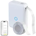 Callstel Beschriftungsgerät: Mobiler Akku-Thermo-Labeldrucker, Android & iOS, Bluetooth, App (Etikettendrucker Bluetooth, Etikettendrucker Handy, Tape)