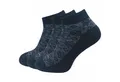 GAWILO Sneakersocken für den Winter für Damen - dicke & warme Bettsocken (3 Paar) kurze Wollsocken im Norweger Look aus weichem Vollplüsch