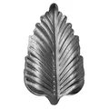 UHRIG Schmiedeeisen Ornament, Dekoratives Calla Blatt aus Stahl geschmiedet, z.B. für Fenstergitter, Zaun, Geländer usw.