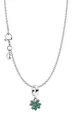 Pandora Kette mit Anhänger Vierblättriges Kleeblatt Silber Set