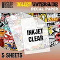 Wasserschiebe Abziehbilder - Inkjet Transparent - Aufkleber Miniatur Diorama
