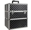 soulima Kosmetikkoffer XL-Kosmetikkoffer Organizer Kosmetik (Spar-Set, 1-tlg., aufbewahren), Beidseitig abschließbar mit Schlüssel, abnehmbarer Boden