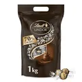 Lindt Lindor Extra Dunkel Kugeln Edelbitter 70Prozent Schokolade Großpackung1kg