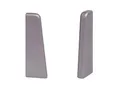KGM Endstücke für Sockelleiste MEGA-Profil (20 x 58 mm) Aluminium - Maße: 20 x 58 mm - 2 Stück