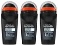 ✅ Loreal Men Expert Carbon Protect Deo Roll-On Deoroller 48h Deodorant 3x 50ml ✅