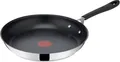 Tefal Jamie Oliver E3030634, Allzweckpfanne, Schwarz, Edelstahl, Edelstahl, Titan, Silikon, Thermo-Punkt