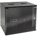 HMF 65709-02 Serverschrank Netzwerkschrank 9HE Unmontiert 19 Zoll Rack Schwarz