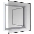WINDHAGER Insektenschutz-Magnetrahmen "Windhager PLUS", 100 cm x 120 cm - grau