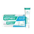 elmex Zahnpasta Sensitive 2x75ml – sanfte Zahnreinigung und Schutz für schmerzempfindliche Zähne – klinisch bestätigt für starke Zähne und gegen Karies