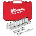 Milwaukee Ratschen- und Steckschlüsseleinsatz Set 3/8" 32-teilig