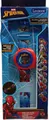 Lexibook Spider-Man Digital Projection Watch, Kinderuhr, 3 Jahr(e), Blau, Rot
