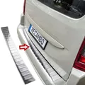 RECAMBO Ladekantenschutz Edelstahl Hochglanz poliert, Chrom Look - kompatibel für Peugeot Rifter - BJ ab 2018 - Styling und Schutz für die Stoßstange