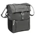New Looxs Vigo Single - Fahrradtaschen für Gepäckträger - Wasserdicht Polyester - Seitentasche Fahrrad mit Schultergurt - E-Bikes Geeignet - Leicht Fixierbare Fahrradtasche hinten - Grau