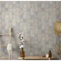 Fototapete MARBURG "Tile", braun (rosiges, braun), B:0,53m L:10,05m, Vlies, Tapeten, moderne Tapete für Wohnzimmer Schlafzimmer Küche
