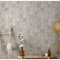 Marburg Fototapete Tile, glatt, matt, moderne Tapete für Wohnzimmer Schlafzimmer Küche braun