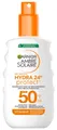 Garnier Ambre Solaire Hydra Protect+ 24h LSF 50 Sonnenschutz-Spray, Schutz vor