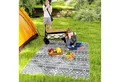 Outsunny Outdoorteppich robust, wetterfest, mit Boho-Style, Rechteckig, Höhe: 1 mm, für Wohnzimmer Balkon Garten Terrasse Bad Flur, 182 x 274 cm