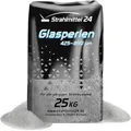 25 KG GLASPERLEN STRAHLMASTER STRAHLMITTEL 425-850 µm STRAHLGUT GLASPERLEN SANDSTRAHLEN MICROGLASPERLEN