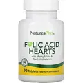 Natures Plus Folic Acid Hearts- 90 Tabletten