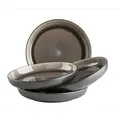 Mäser Tellerset, Braun, Schwarz, Keramik, 4-teilig, rund, Essen & Trinken, Geschirr, Geschirr-Sets, Teller-Sets