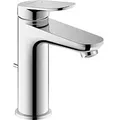 Duravit M MinusFlow Wave Waschtischarmatur WA1022001010 Ausladung 122mm, mit Zugstangen-Ablaufgarnitur, chrom