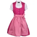 Ramona Lippert Dirndl Charlotta - pink - Größe 86-164 - Kinderdirndl mit Bluse 134/140