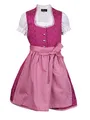 Ramona Lippert® - Kinder Dirndl Charlotta | Pink | Inkl. Kleid, Schürze & Bluse | Größe 86-164 - Kinderdirndl | Dirndl Mädchen (DE/NL/SE/PL, Numerisch, 134, 140, Regular, Pink)