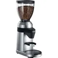Graef CM 800 Kaffeemühle elektrisch, 128 Watt, silber, mit Edelstahl-Kegelmahlwerk