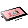 Wacom Cintiq Pro 16 Grafiktablett mit 4k Display für professionelle Designer & Künstler (15,6 Zoll Display, Multitouch, 98% Adobe RGB, drucksensitiver Stift, eingebaute ExpressKeys), Schwarz