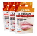 10 HerpesPatches transparent  lindert Juckreiz & Schmerz, 3er Pack 3 x 1 Stück