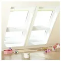 VELUX Dachfenster Lichtlösung QUARTETT Kunststoff ENERGIE PLUS weiß Fenster, 114x118/92 cm (SK06)