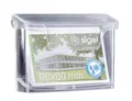SIGEL LH326 Wetterfester Visitenkartenhalter für Außen mit Deckel, aus hochwertigem, glasklarem Acryl, kein Vergilben, für DIN A8 quer