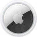 Apple AirTag Tracker Weiß/Silber