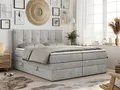 MKS MÖBEL Boxspringbett PREMIUM 10 KING (Set, Packung, Multipocket-Matratzen, T30-Schaum, Topper T25/Visco), Doppelmatratze, Polsterbett mit Bettkasten und fünf Matratzen