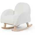 Childhome Kinder-Schaukelstuhl, Weiß, Buche, Holz, Kunststoff, Kautschukholz, 55x54x47 cm, Kinder- & Jugendzimmer, Kindermöbel, Kindersitzmöbel & -tische, Kindersessel & -sofas