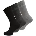 Cotton Prime® Socken (6-Paar) mit wärmenden Frottee grau|schwarz 39-42