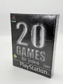20 Games für Jeden Playstation 1 PS1 PSX PsOne Sealed in Folie Schwarz CIB NEU