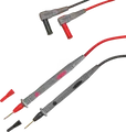 PEAKTECH TKS-8 - Messleitung, 2 mm Prüfspitze und Schutzkappen, rot / schwarz