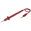 Hirschmann Test & Measurement PL 3 rot / red Messleitung 4 mm-Stecker Lamellenstecker 4 mm 1.00 m Rot 1 St.