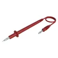 Hirschmann Test & Measurement SKS Hirschmann PL 3 rot / red Messleitung (4 mm-Stecker - Lamellenstecker 4 mm) (934157101)