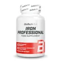 BioTechUSA Iron Professional | Organisches Eisenglukonat mit Vitamin C | B12 &Folsäure | Vegan-freundliches Ergänzungsmittel | Für Männer, Frauen, Sportler, 50+ | Verbesserte Absorption | 60 Tabletten