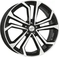 4x Alufelgen DEZENT TA dark Black polished 7x17 ET45 LK5 100 17 Zoll Felgen Alu