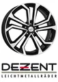Dezent TA dark 7x17 5/100 ET45 Black/polished front