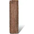vidaXL Rindenzaun 400×100 cm - Braun