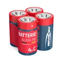 ANSMANN Batterie Alkaline Baby C, 4 Stück, 1,5V