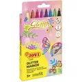 Jovi Filzstifte GLITTER MARKER 1608G, Strichbreite 4,2mm, mit Glitzerpartikeln, 8 Stück