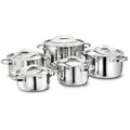 Kopf Topfset Stilo (Edelstahl, 10-teilig, inkl. 5 Deckel, Induktion)